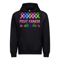 Black fight cancer in all colors Urban Hoodie - HRA Design Shop