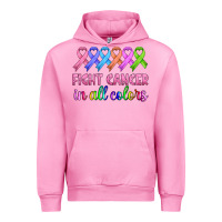 Fuchsia Pink fight cancer in all colors Urban Hoodie - HRA Design Shop
