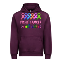 Mauve Wine fight cancer in all colors Urban Hoodie - HRA Design Shop