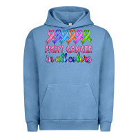 Pigment Pebble Blue fight cancer in all colors Urban Hoodie - HRA Design Shop