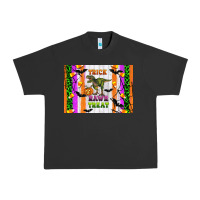 Pigment Black Trick rawr treat kids bottle Urban Heavy Tee - Artiststas