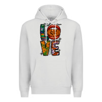 Dove Grey Love Halloween Lips Premium Hoodie - CowhideDigitalArt