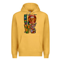Mustard Love Halloween Lips Premium Hoodie - CowhideDigitalArt