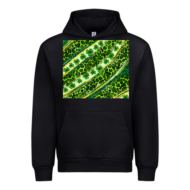 St. Patrick's Day Leopard Tumbler Urban Hoodie by Neo Western | Teevron
