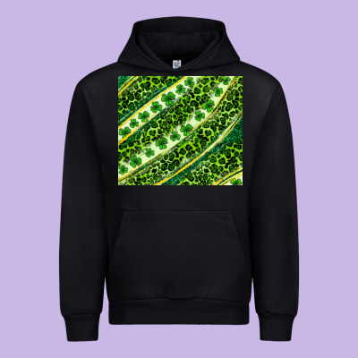 St. Patrick's Day Leopard Tumbler Urban Hoodie Designed By Neo Western