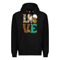 Black western volleyball love Premium Hoodie - HRA Design Shop