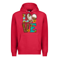 Cardinal western volleyball love Premium Hoodie - HRA Design Shop