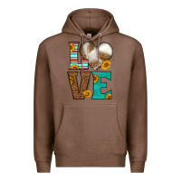 Chestnut western volleyball love Premium Hoodie - HRA Design Shop