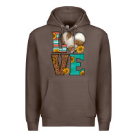 Coffee western volleyball love Premium Hoodie - HRA Design Shop