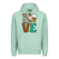 Seafoam western volleyball love Premium Hoodie - HRA Design Shop