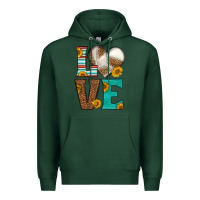 Sports Green western volleyball love Premium Hoodie - HRA Design Shop