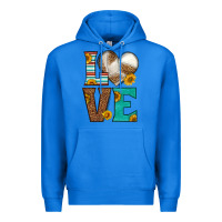 True Royal western volleyball love Premium Hoodie - HRA Design Shop