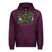 Mauve Wine rodeo Urban Hoodie - SublimationCraftShop