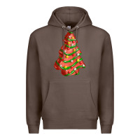 Coffee red christmas cake fa element Premium Hoodie - FaDigitalArtStudio