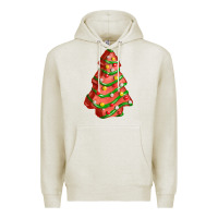 Oatmeal Heather red christmas cake fa element Premium Hoodie - FaDigitalArtStudio