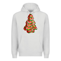 Dove Grey red christmas cake fa element Premium Hoodie - FaDigitalArtStudio