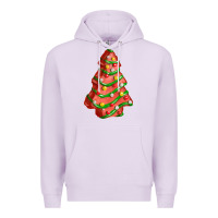 Lilac red christmas cake fa element Premium Hoodie - FaDigitalArtStudio