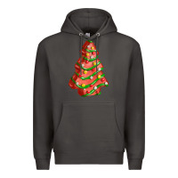 Smoke red christmas cake fa element Premium Hoodie - FaDigitalArtStudio