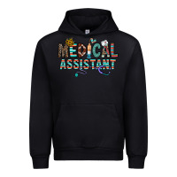 Black medical asistant Urban Hoodie - CowhideDigitalArt