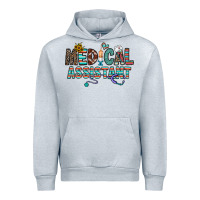 Heather Grey medical asistant Urban Hoodie - CowhideDigitalArt