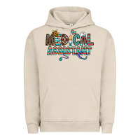 Pigment French Oak medical asistant Urban Hoodie - CowhideDigitalArt