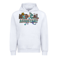 White medical asistant Urban Hoodie - CowhideDigitalArt