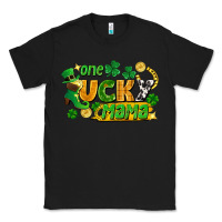 Black one lucky mama Classic Tee - FaDigitalArtStudio