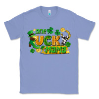Colony Blue one lucky mama Classic Tee - FaDigitalArtStudio