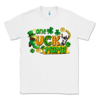 White one lucky mama Classic Tee - FaDigitalArtStudio