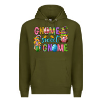 Army Green Easter gnome sweet gnome Premium Hoodie - Neo Western