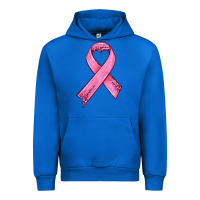 Cobalt pink ribbon Urban Hoodie - HRA Design Shop