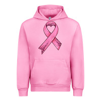 Fuchsia Pink pink ribbon Urban Hoodie - HRA Design Shop