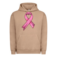 Pigment Burro pink ribbon Urban Hoodie - HRA Design Shop