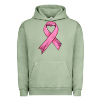 Pigment Oil Green pink ribbon Urban Hoodie - HRA Design Shop