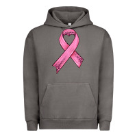 Pigment Tornado pink ribbon Urban Hoodie - HRA Design Shop