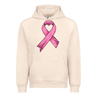 Sandshell pink ribbon Urban Hoodie - HRA Design Shop