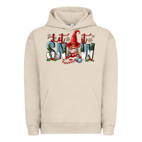 Pigment French Oak let it snow Urban Hoodie - FaDigitalArtStudio