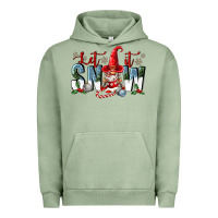 Pigment Oil Green let it snow Urban Hoodie - FaDigitalArtStudio