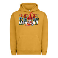 Pigment Peanut Butter let it snow Urban Hoodie - FaDigitalArtStudio