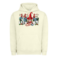 Pigment Pistachio let it snow Urban Hoodie - FaDigitalArtStudio