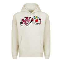 Oatmeal Heather autism mom 1 Premium Hoodie - SublimationCraftShop