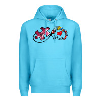 Ocean Blue autism mom 1 Premium Hoodie - SublimationCraftShop