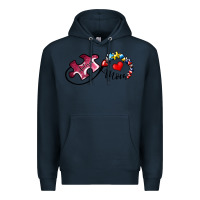 Navy autism mom 1 Premium Hoodie - SublimationCraftShop