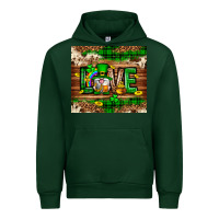 Forest Green St. patrick's day love gnome tumbler Urban Hoodie - Neo Western