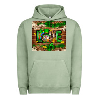 Pigment Oil Green St. patrick's day love gnome tumbler Urban Hoodie - Neo Western