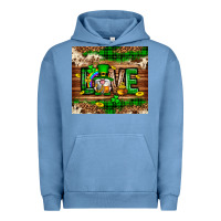 Pigment Pebble Blue St. patrick's day love gnome tumbler Urban Hoodie - Neo Western