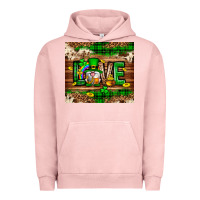 Pigment Salmon St. patrick's day love gnome tumbler Urban Hoodie - Neo Western