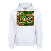 White St. patrick's day love gnome tumbler Urban Hoodie - Neo Western