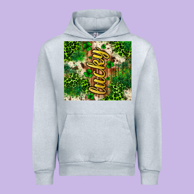 St. Patrick's Day Lucky Tumbler Urban Hoodie Designed By Neo Western