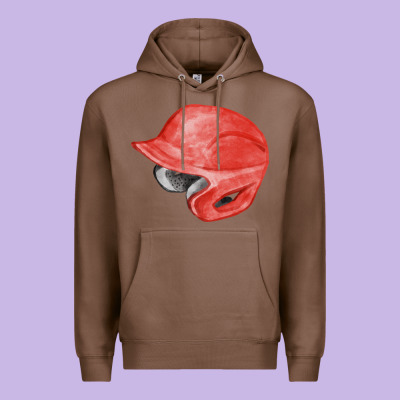 Red Baseball Helmet Fa Element Premium Hoodie Designed By Fadigitalartstudio